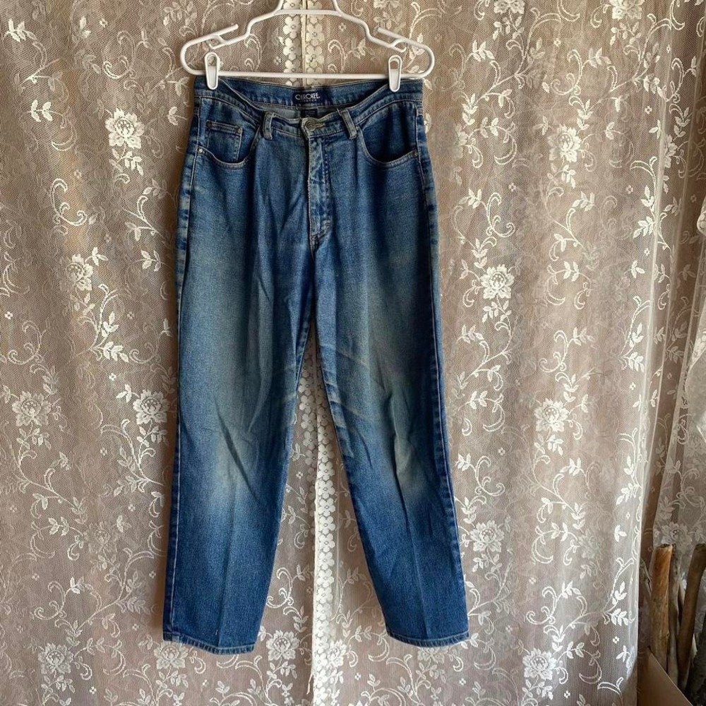 Vintage 90s Cherokee Stretch 8P Mom High Rise Blue Jeans